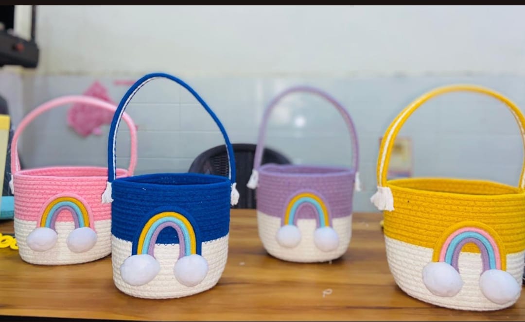 Handmade Baskets (Cotton Jute)