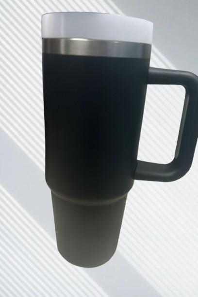 Pastel Tumbler with Handle and straw – Stylish Insulated Cup