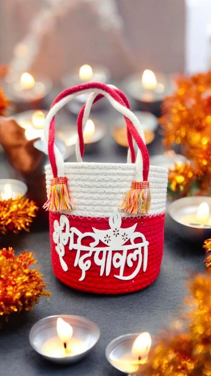 Handmade Baskets (Cotton Jute)
