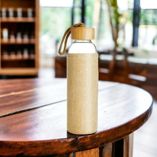 Glass Bottle with Sleeve – Eco-Friendly Water Bottle