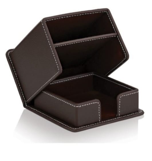 Premium Leather Card Holder – Compact & Stylish Business Card Case